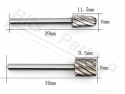 Freesset voor hout/metaal 6-delig